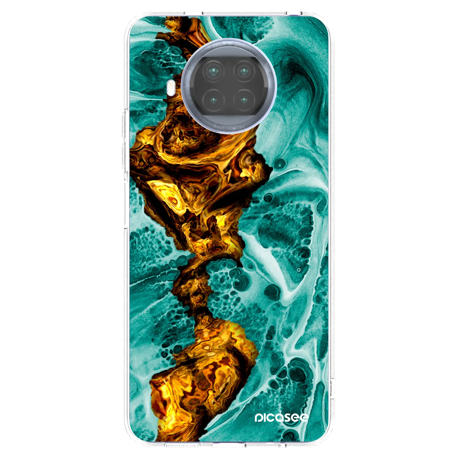 Picasee átlátszó szilikon tok az alábbi mobiltelefonokra Xiaomi Mi 10T Lite - Goldsky