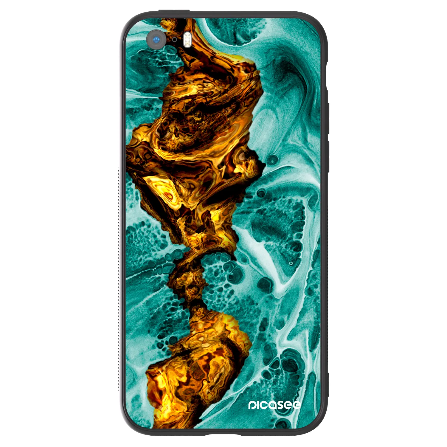 Picasee ULTIMATE CASE Apple iPhone 5/5S/SE - készülékre - Goldsky