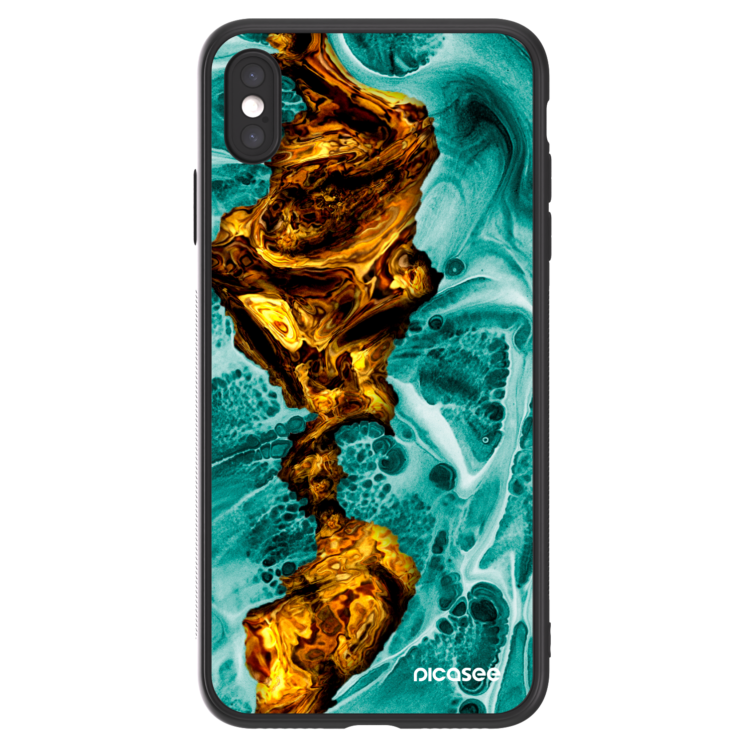 Picasee ULTIMATE CASE Apple iPhone XS Max - készülékre - Goldsky