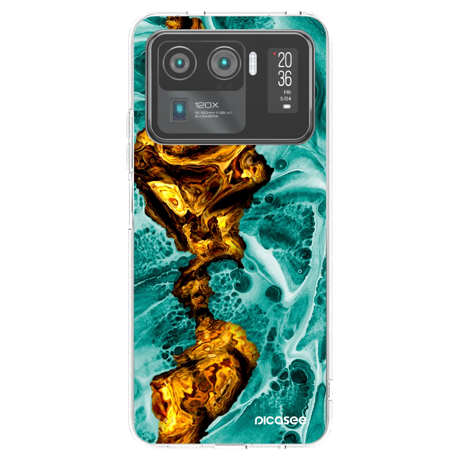 Picasee átlátszó szilikon tok az alábbi mobiltelefonokra Xiaomi Mi 11 Ultra - Goldsky