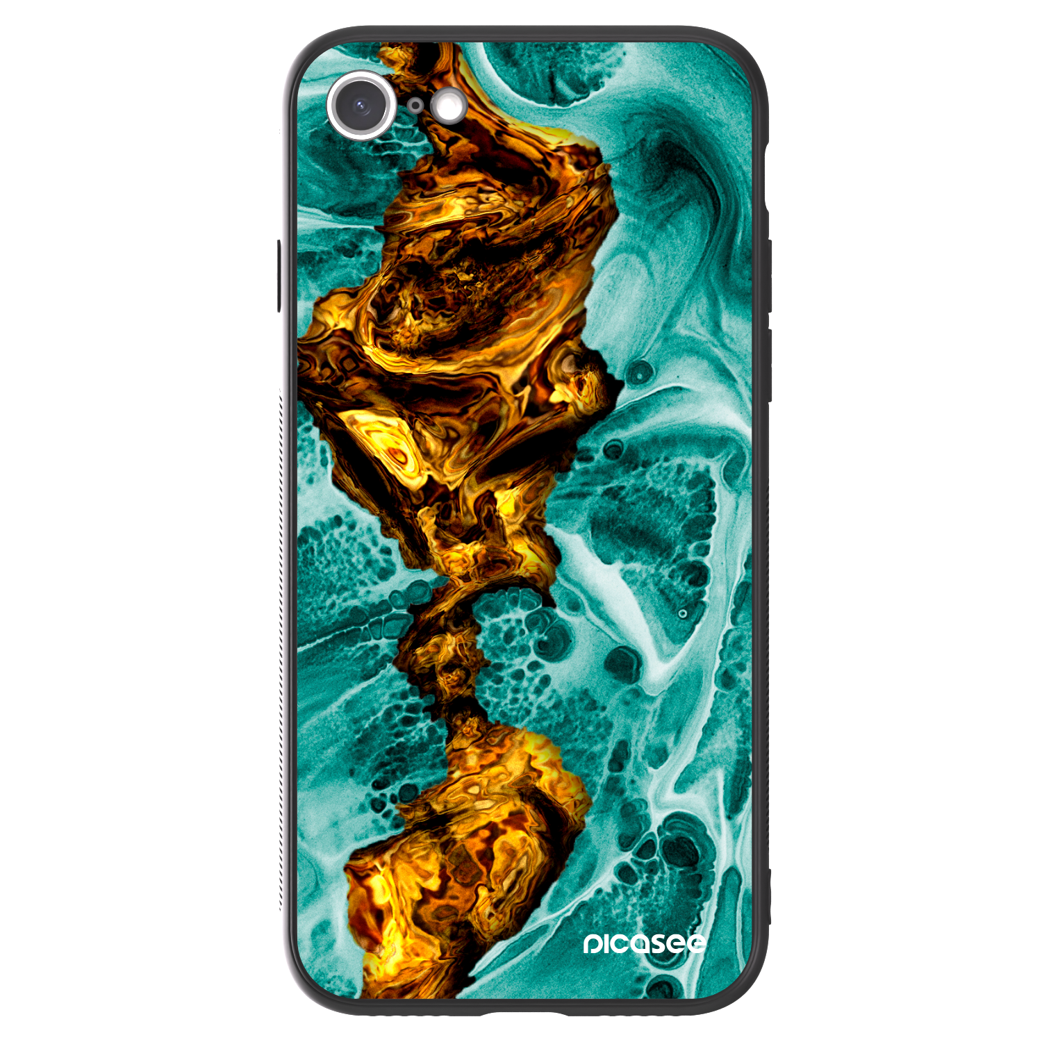Picasee ULTIMATE CASE Apple iPhone SE 2020 - készülékre - Goldsky