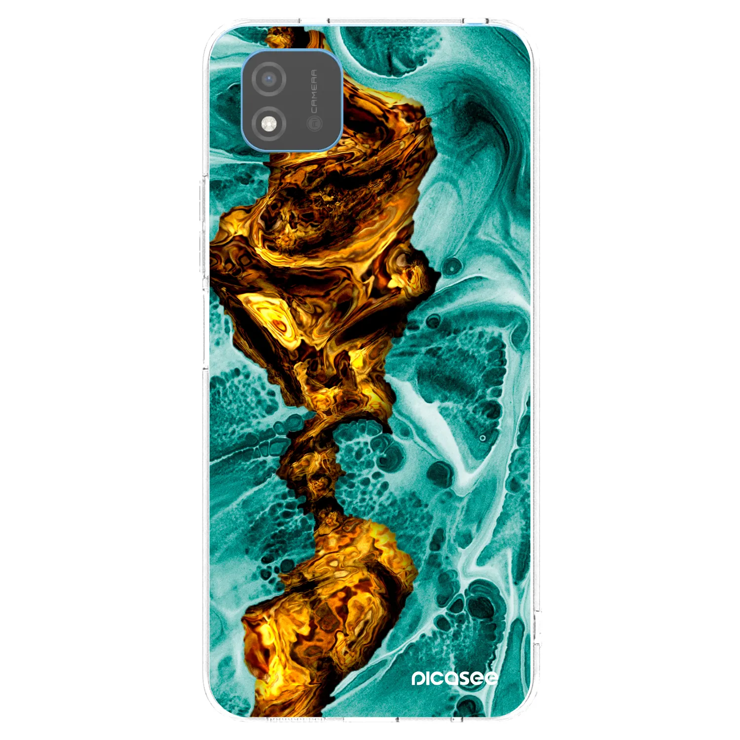 Picasee átlátszó szilikon tok az alábbi mobiltelefonokra Realme C11 (2021) - Goldsky
