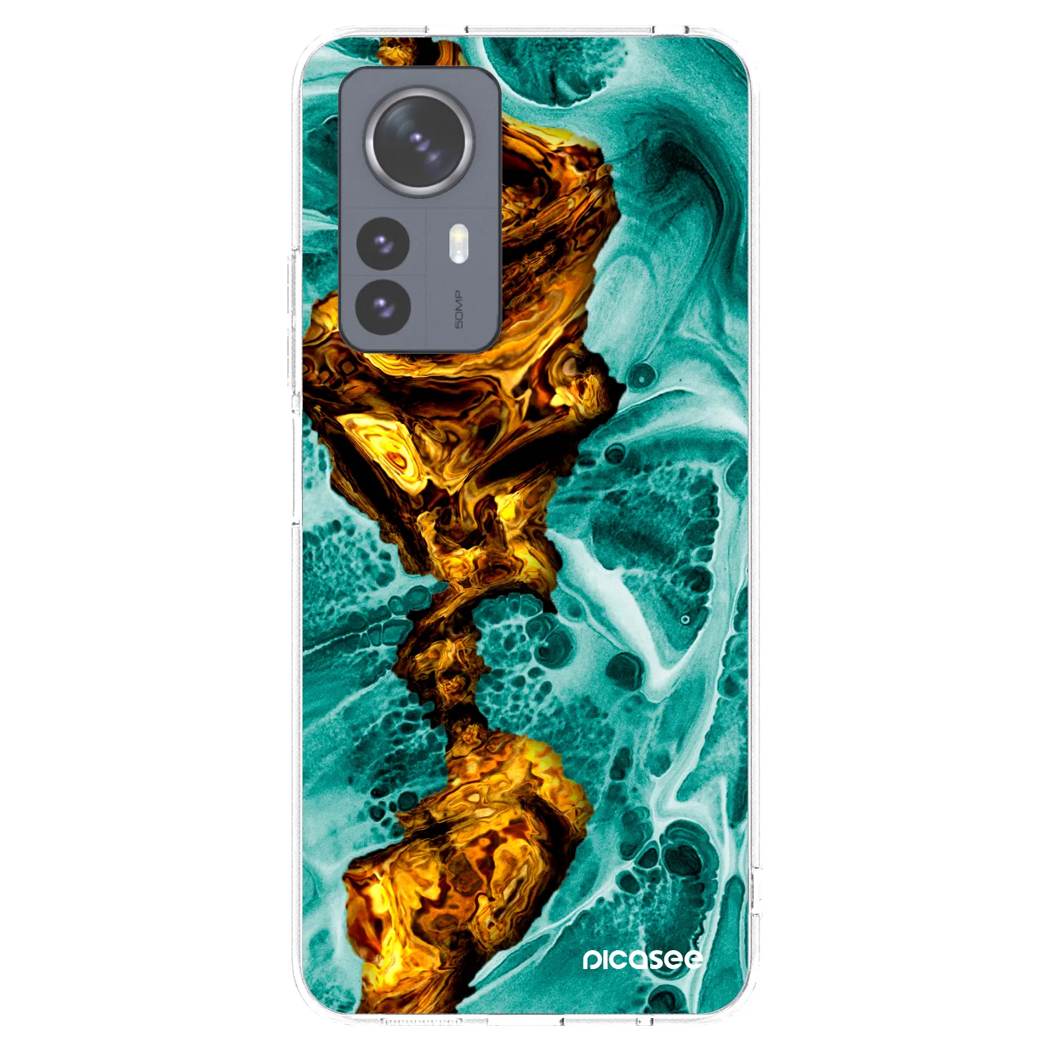 Picasee átlátszó szilikon tok az alábbi mobiltelefonokra Xiaomi 12 Pro - Goldsky