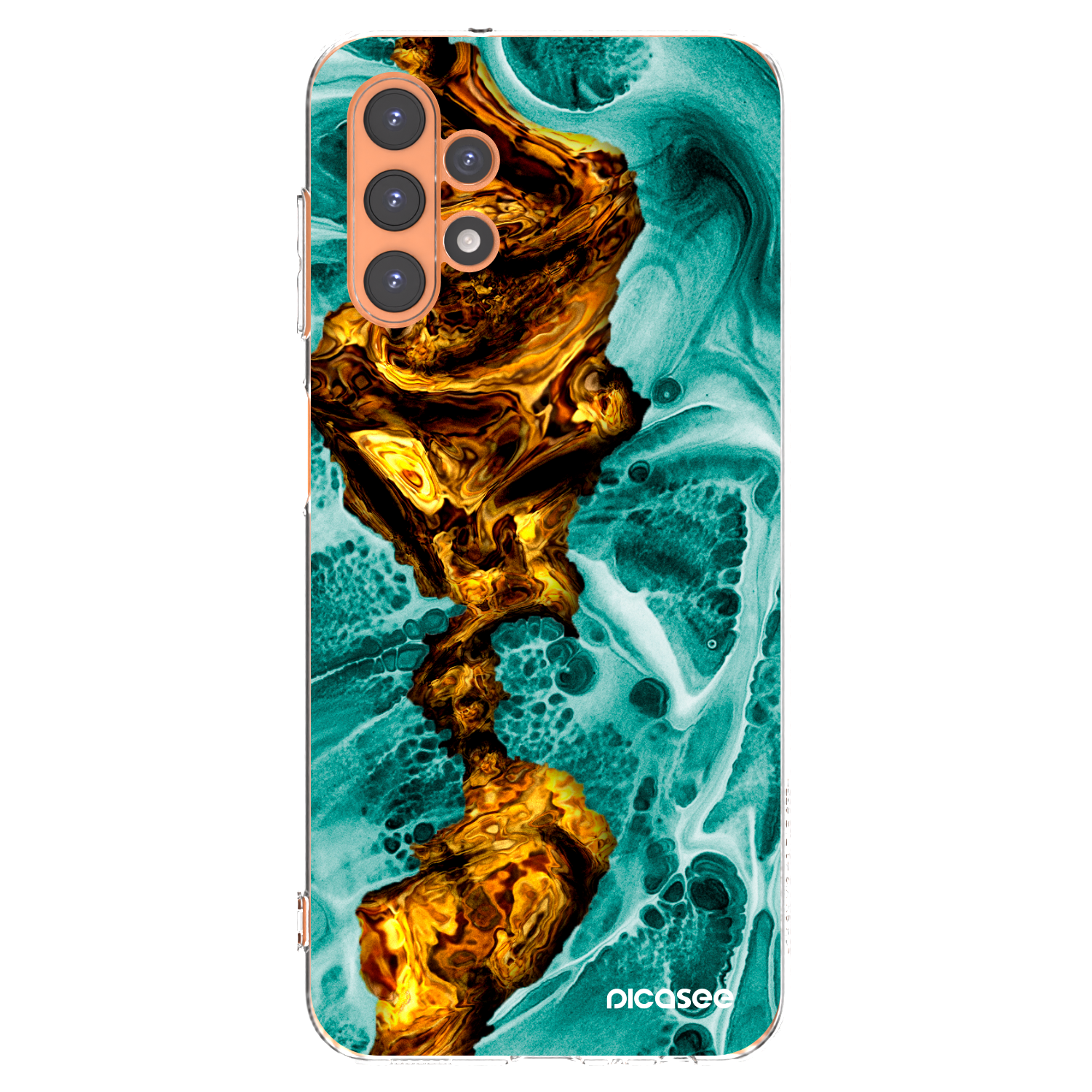 Picasee átlátszó szilikon tok az alábbi mobiltelefonokra Samsung Galaxy A13 4G A135 - Goldsky