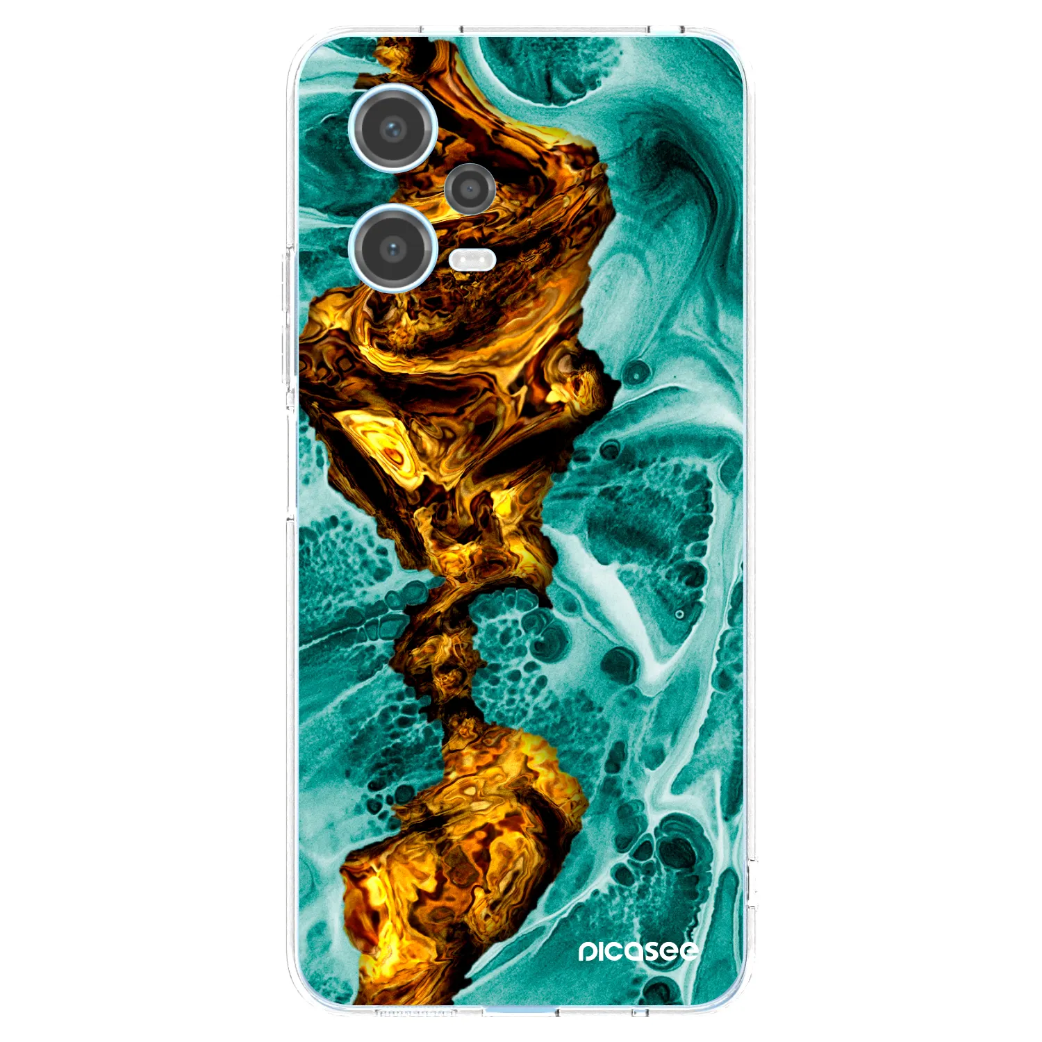 Picasee átlátszó szilikon tok az alábbi mobiltelefonokra Xiaomi Redmi Note 12 5G - Goldsky