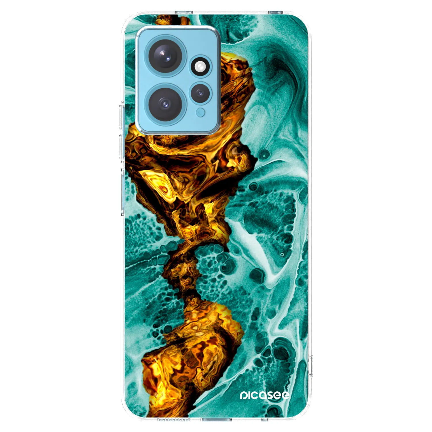 Picasee átlátszó szilikon tok az alábbi mobiltelefonokra Xiaomi Redmi Note 12 4G - Goldsky