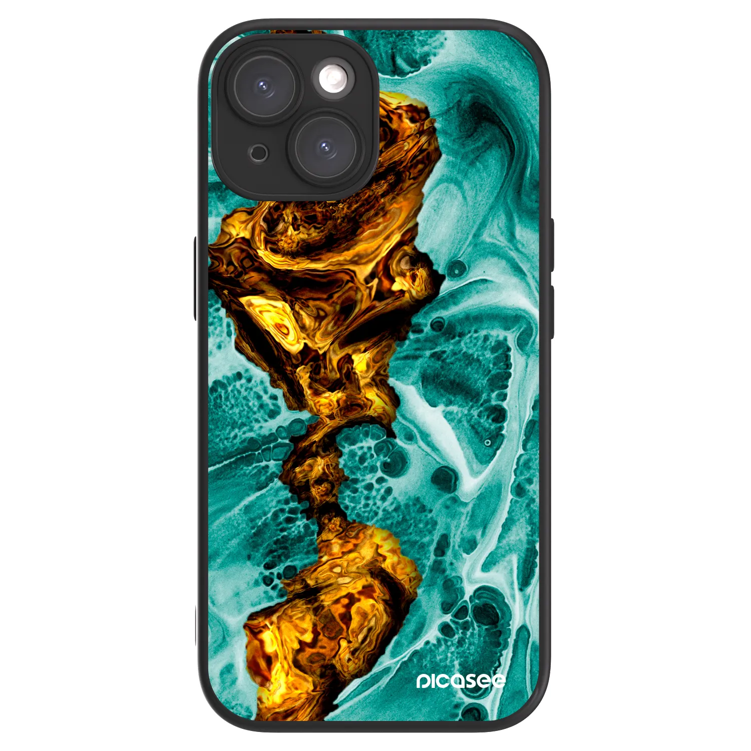 Picasee ULTIMATE CASE MagSafe Apple iPhone 15 - készülékre - Goldsky