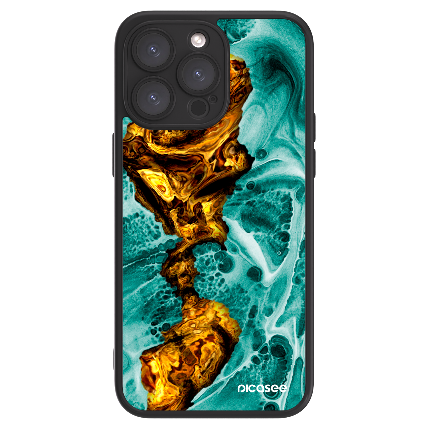 Picasee ULTIMATE CASE Apple iPhone 15 Pro Max - készülékre - Goldsky