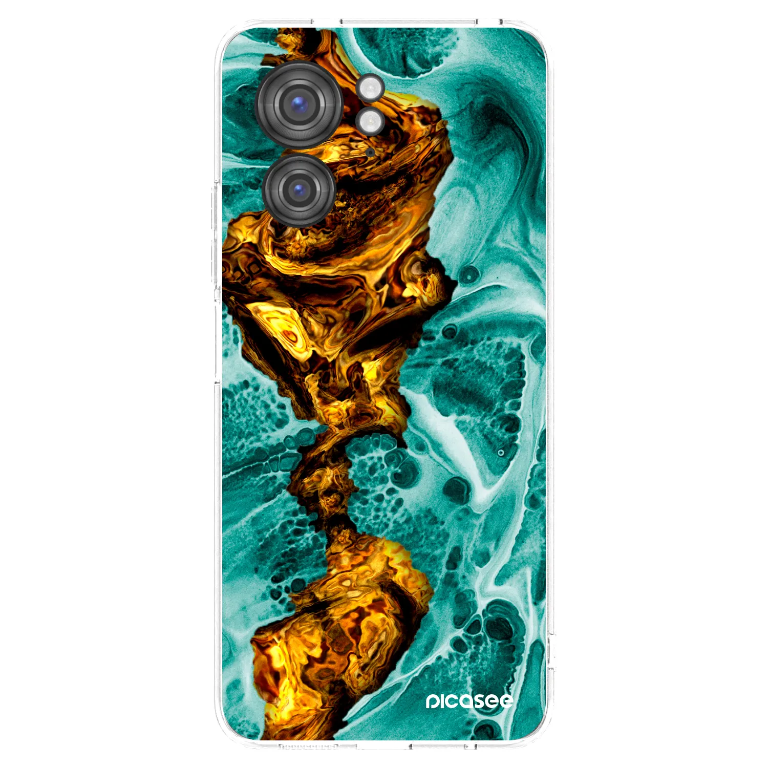 Picasee átlátszó szilikon tok az alábbi mobiltelefonokra Motorola Edge 40 - Goldsky