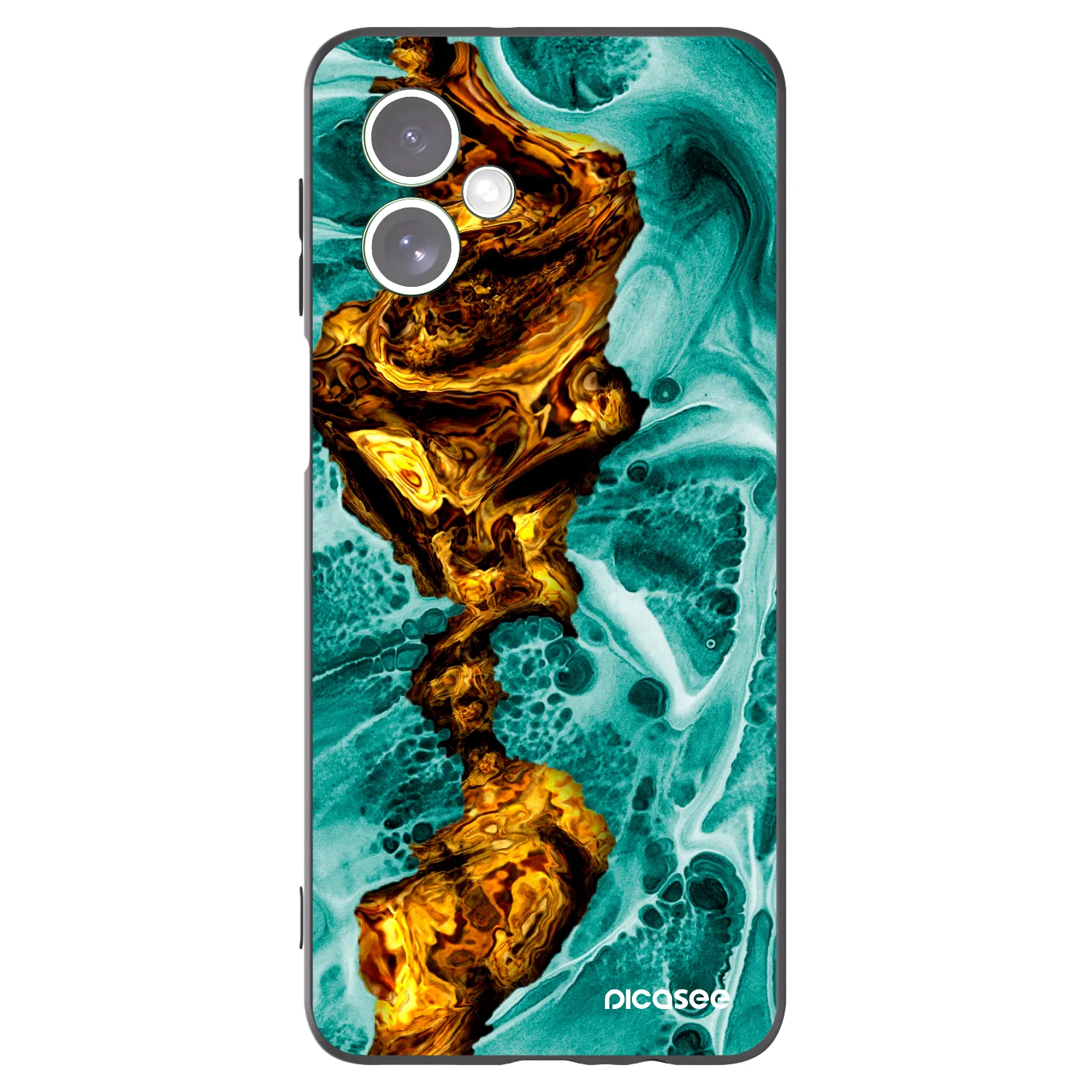 Picasee fekete szilikon tok az alábbi mobiltelefonokra Motorola Moto G54 5G - Goldsky