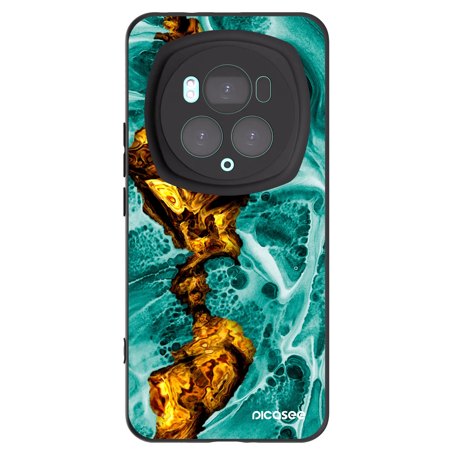 Picasee fekete szilikon tok az alábbi mobiltelefonokra Honor Magic6 Pro - Goldsky