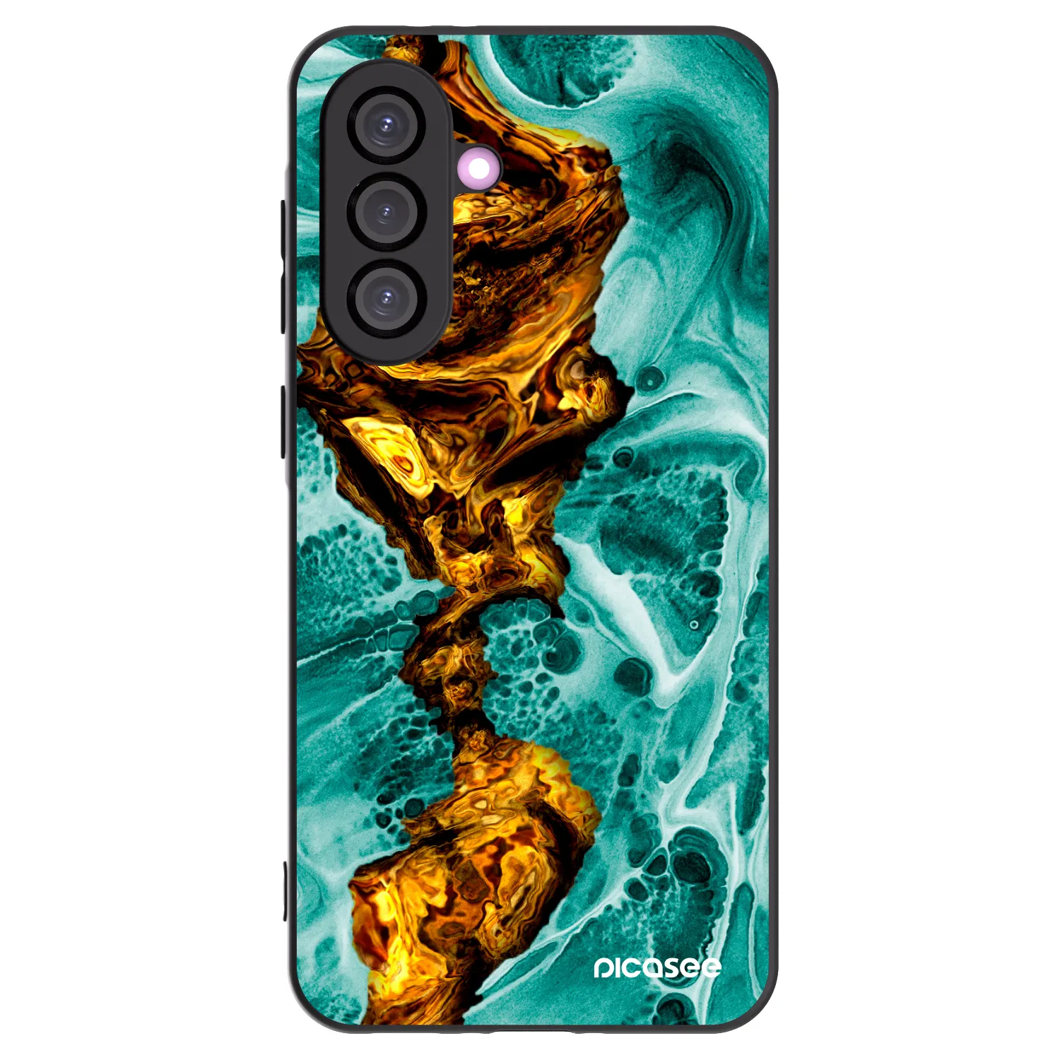 Picasee fekete szilikon tok az alábbi mobiltelefonokra Samsung Galaxy A56 5G A566B - Goldsky