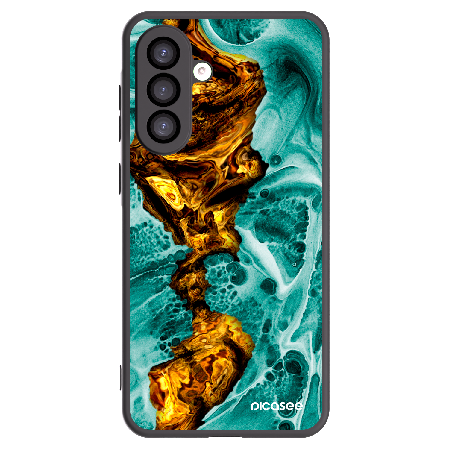 Picasee fekete szilikon tok az alábbi mobiltelefonokra Samsung Galaxy A26 5G A266B - Goldsky