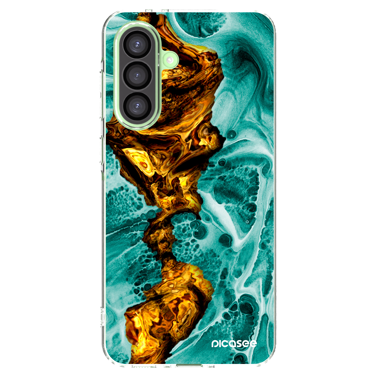 Picasee átlátszó szilikon tok az alábbi mobiltelefonokra Samsung Galaxy A26 5G A266B - Goldsky