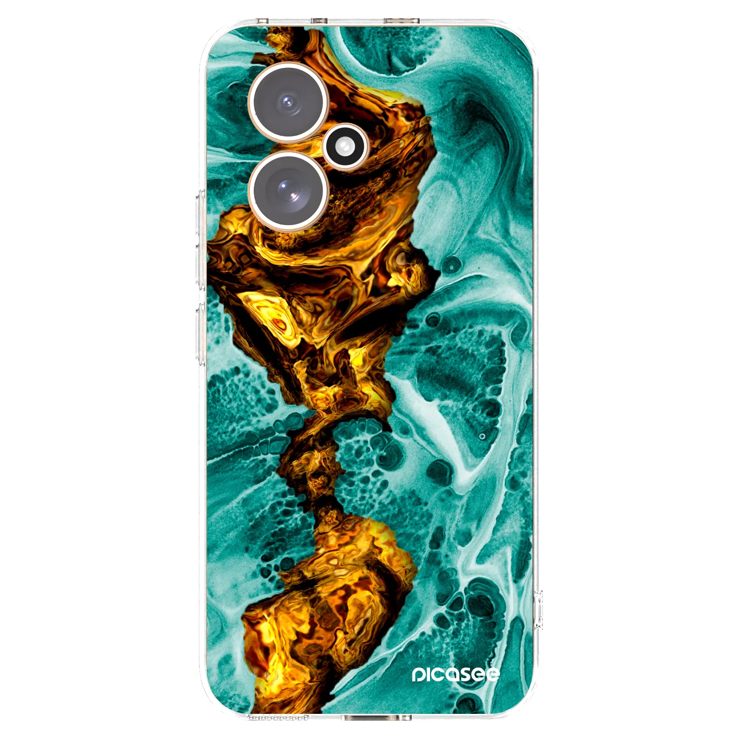 Picasee átlátszó szilikon tok az alábbi mobiltelefonokra Honor 400 5G - Goldsky