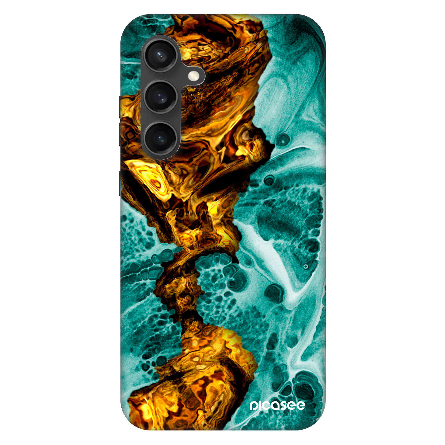 Picasee Fashion Case Samsung Galaxy S24 FE S721B - Goldsky