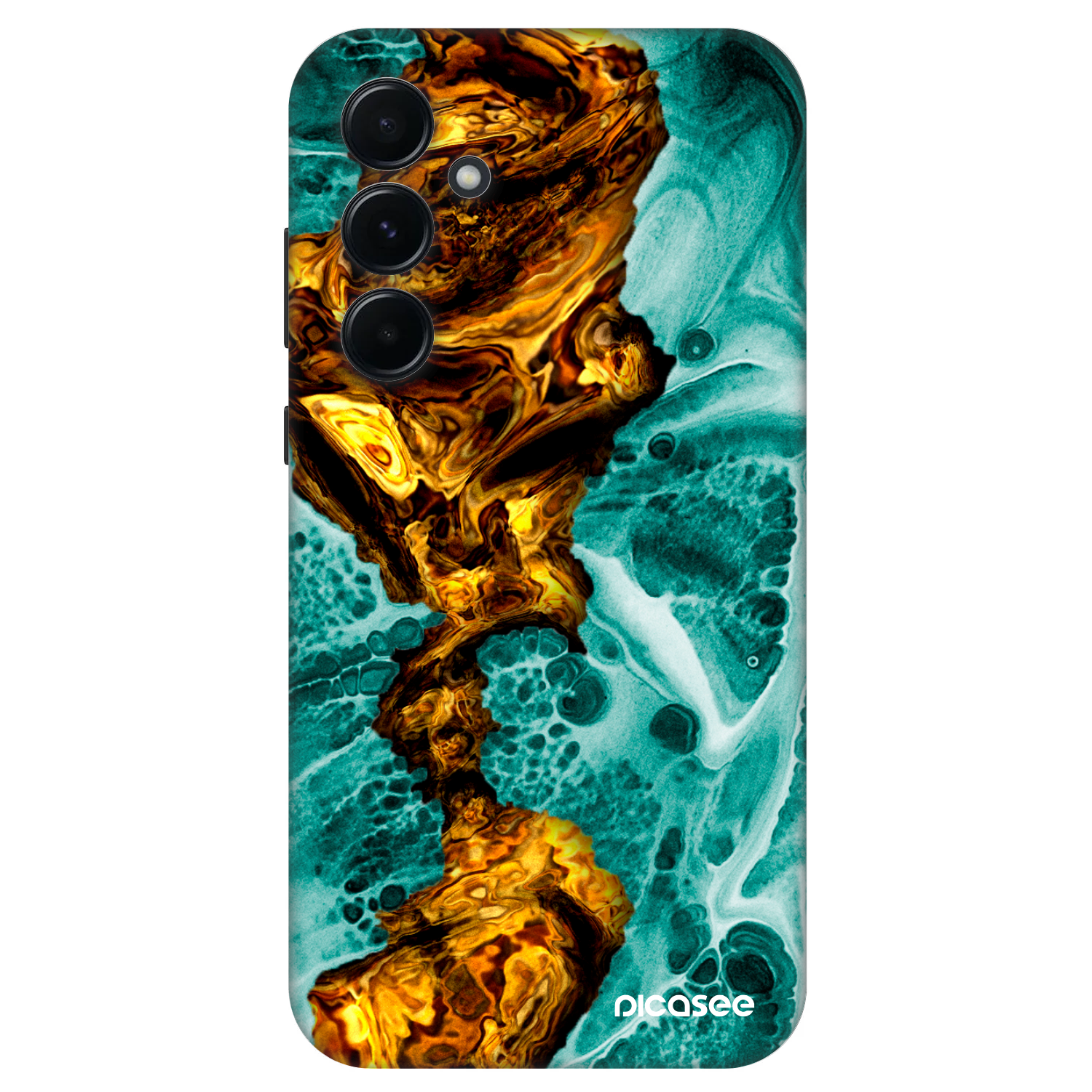 Picasee Fashion Case Samsung Galaxy A55 5G A556B - Goldsky