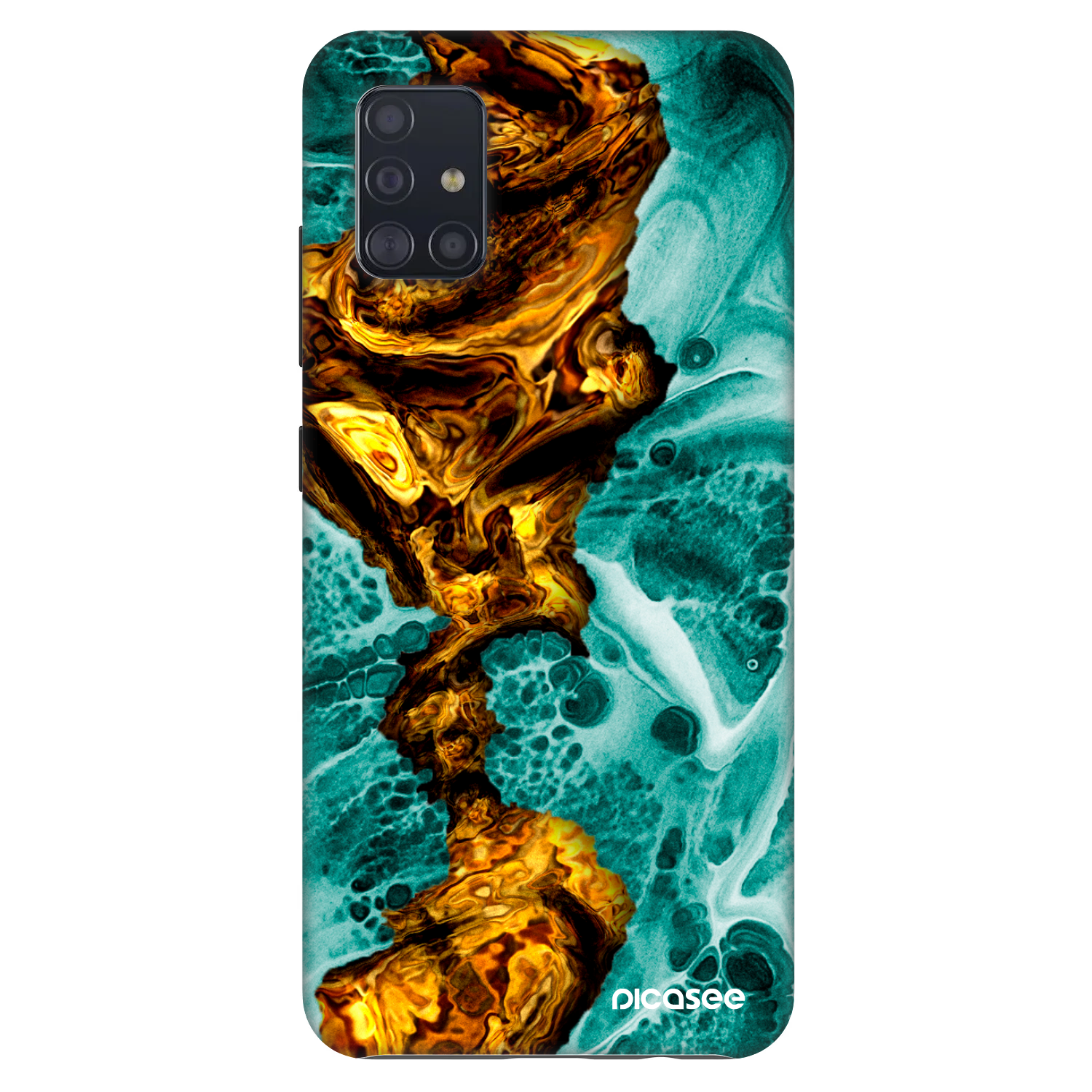 Picasee Fashion Case Samsung Galaxy A51 A515F - Goldsky