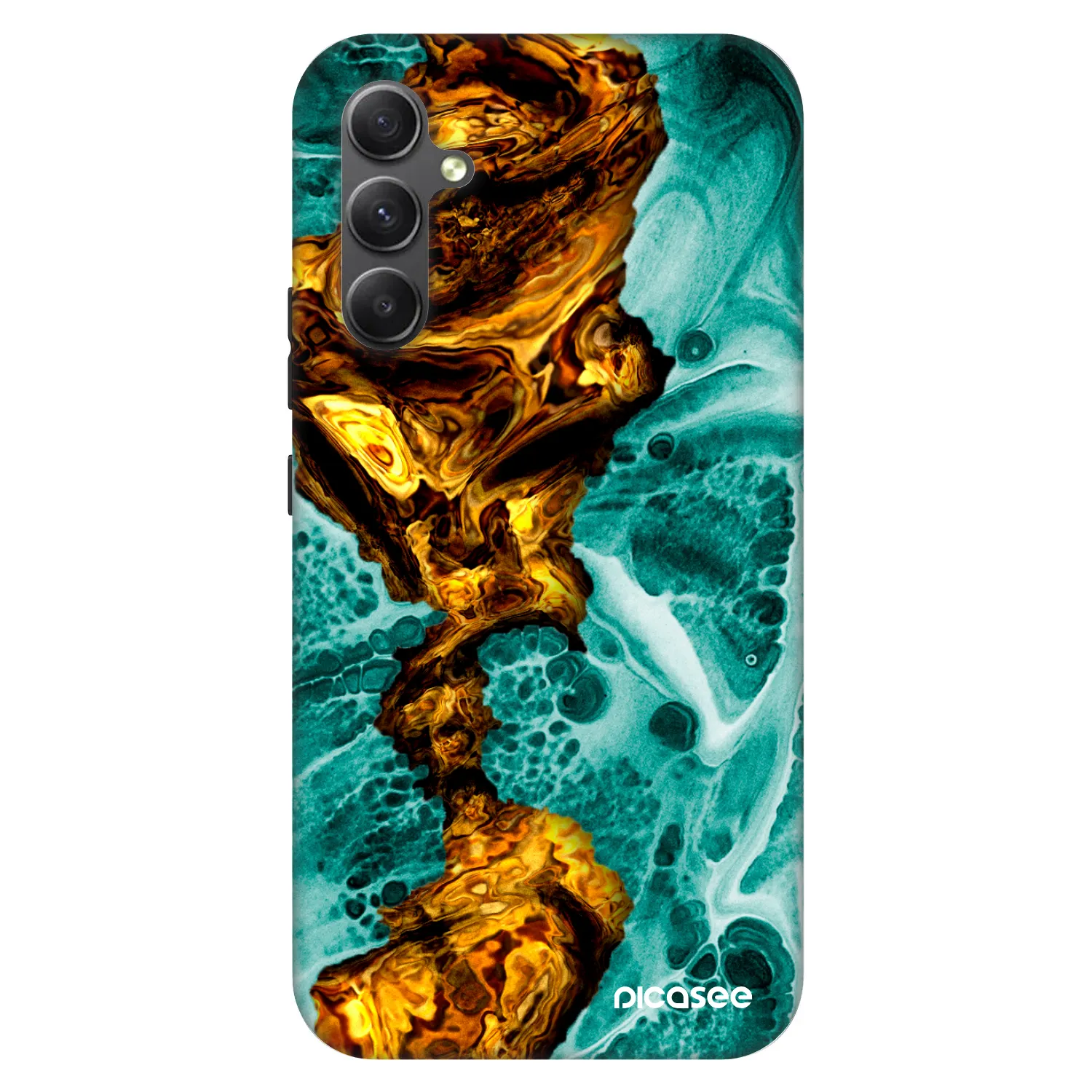 Picasee Fashion Case Samsung Galaxy A34 5G A346B - Goldsky