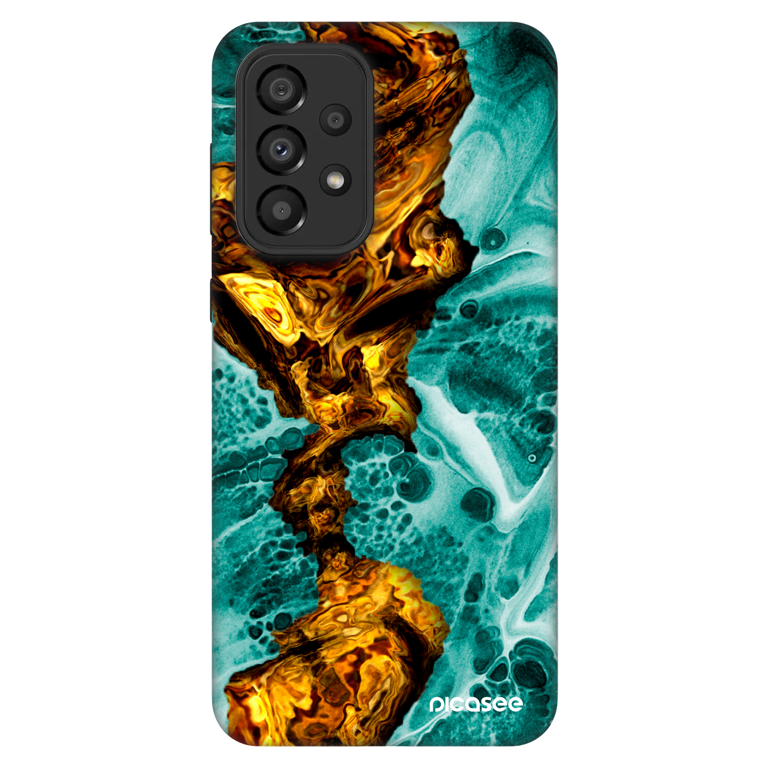 Picasee Fashion Case Samsung Galaxy A33 5G A336 - Goldsky