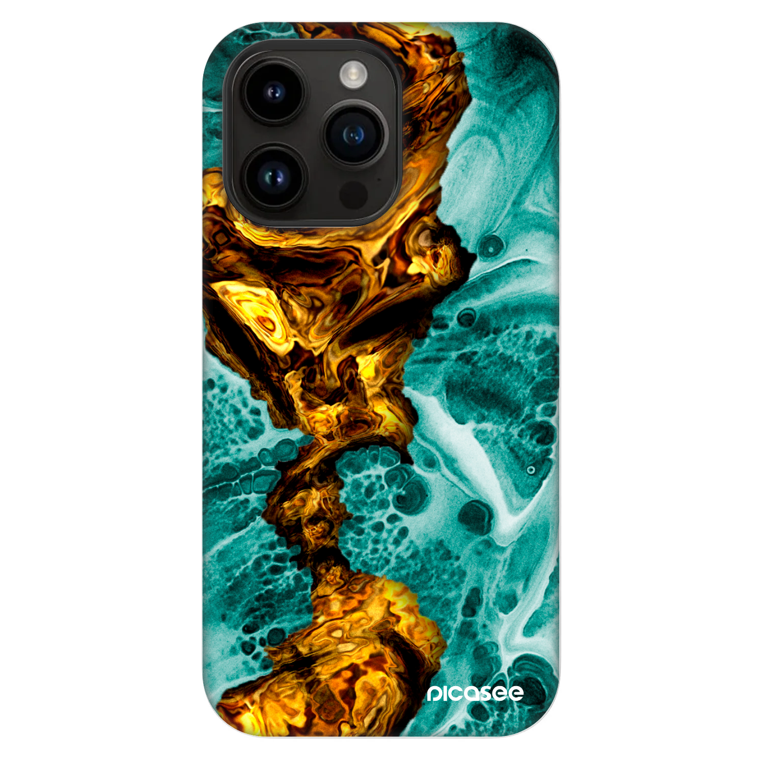 Picasee Fashion Case MagSafe Apple iPhone 14 Pro Max - Goldsky