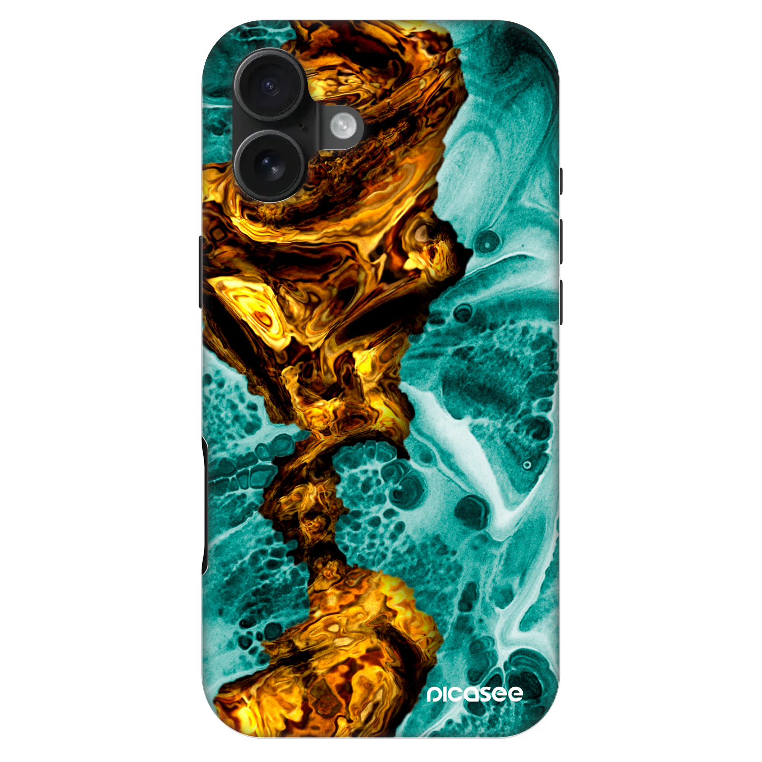 Picasee Fashion Case MagSafe Apple iPhone 16 Plus - Goldsky