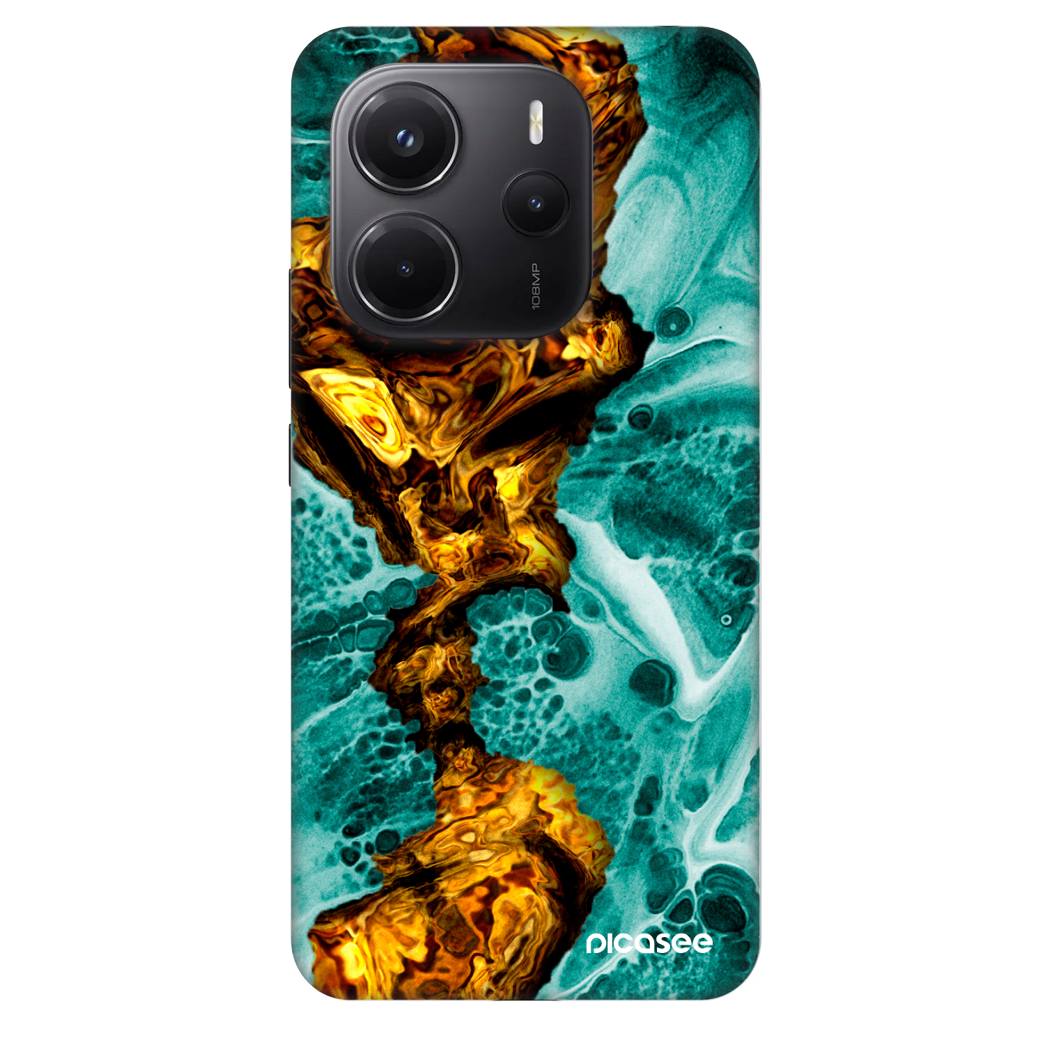 Picasee Fashion Case Xiaomi Redmi Note 14 4G - Goldsky