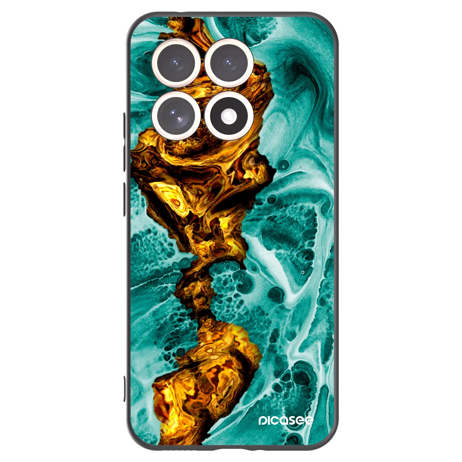 Picasee fekete szilikon tok az alábbi mobiltelefonokra Xiaomi 15T - Goldsky