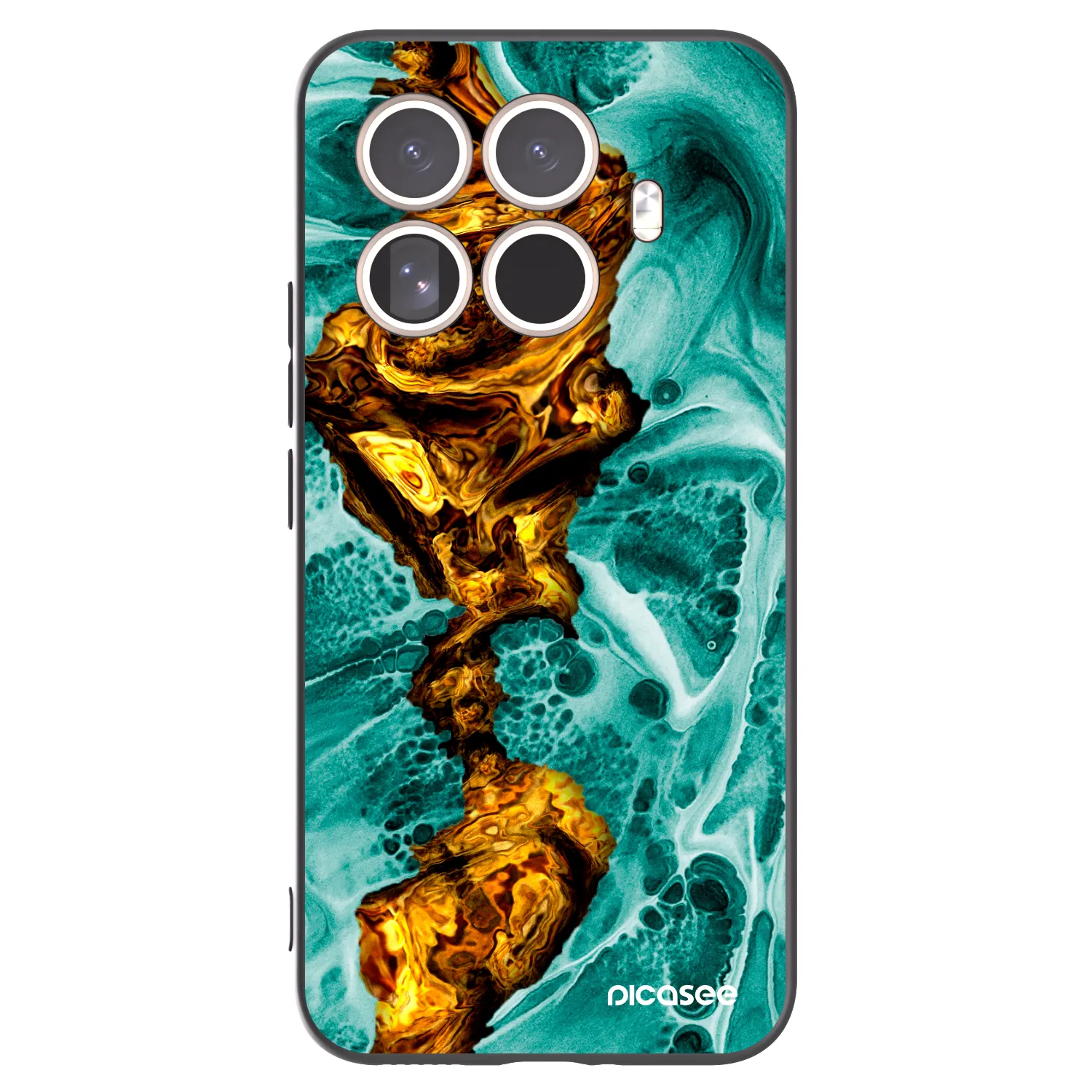 Picasee fekete szilikon tok az alábbi mobiltelefonokra Xiaomi 15T Pro - Goldsky