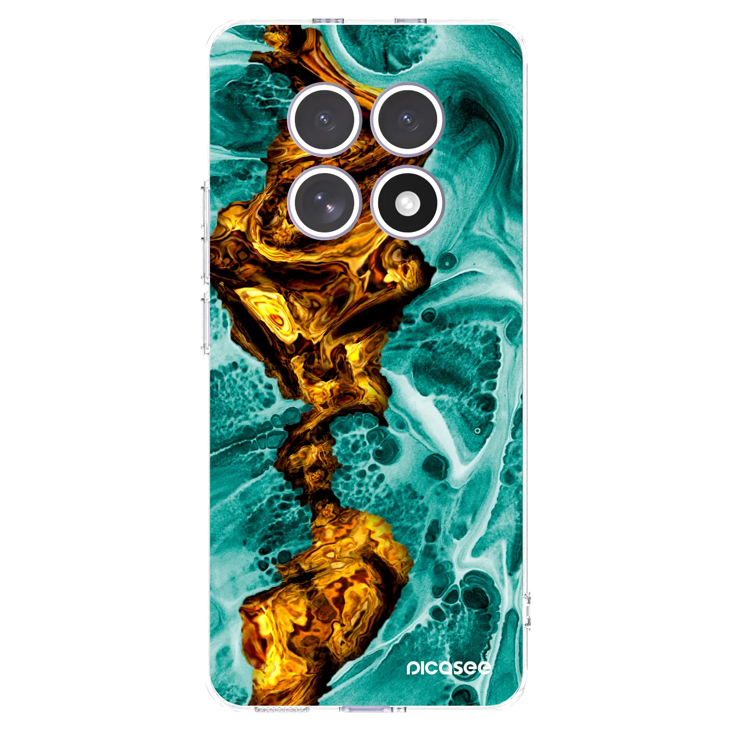 Picasee átlátszó szilikon tok az alábbi mobiltelefonokra Xiaomi Redmi Note 15 - Goldsky