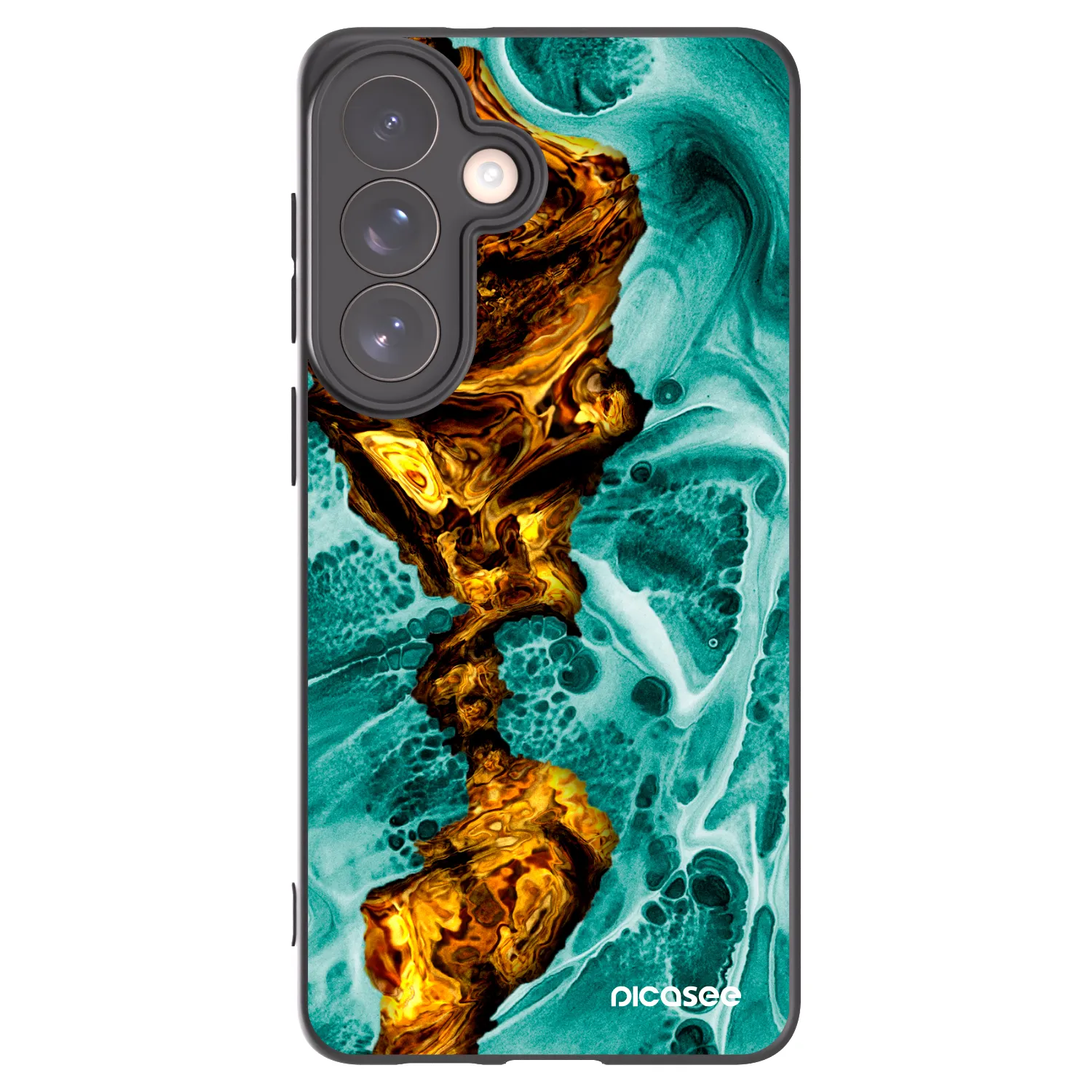 Picasee fekete szilikon tok az alábbi mobiltelefonokra Samsung Galaxy S26+ - Goldsky