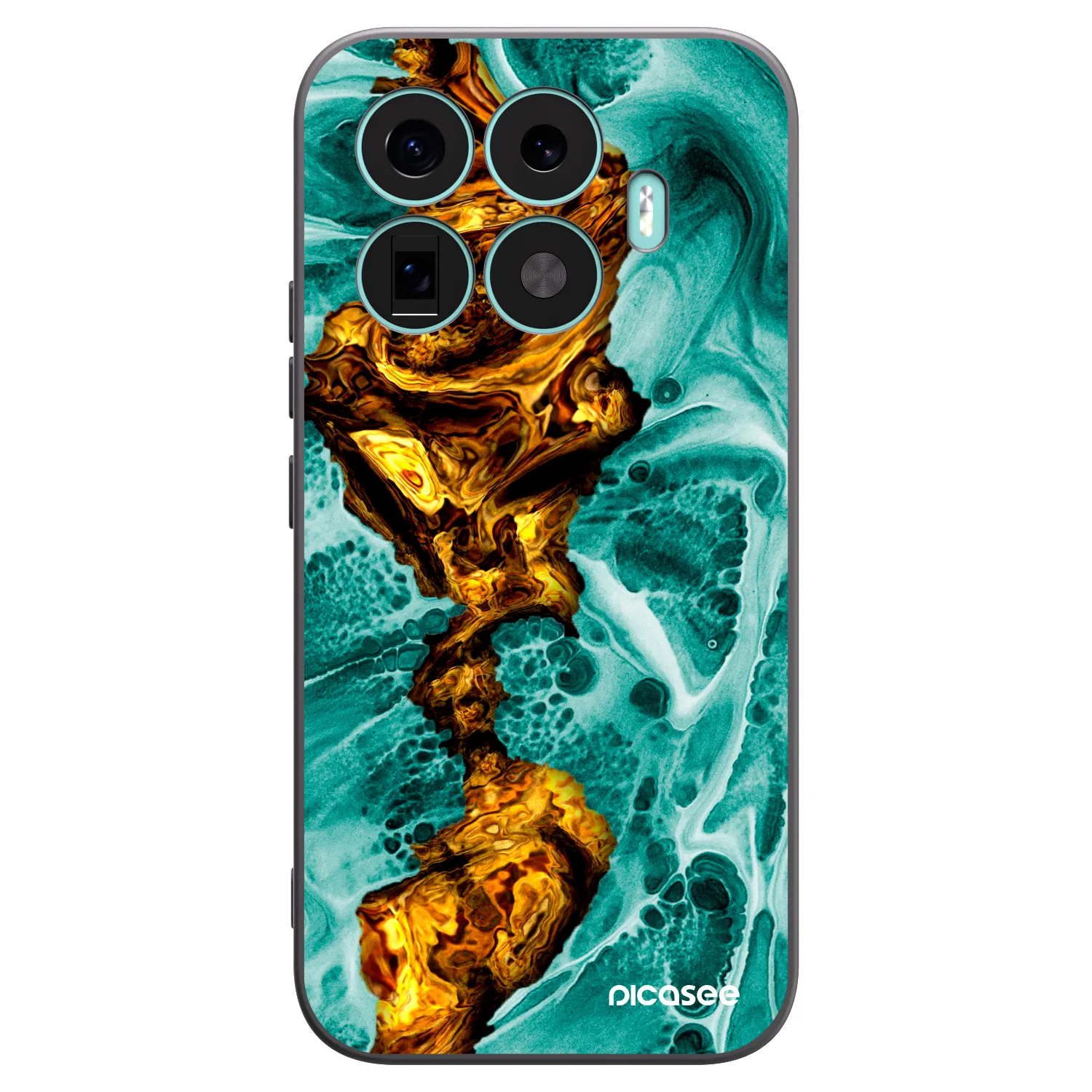 Picasee fekete szilikon tok az alábbi mobiltelefonokra Xiaomi 17T - Goldsky