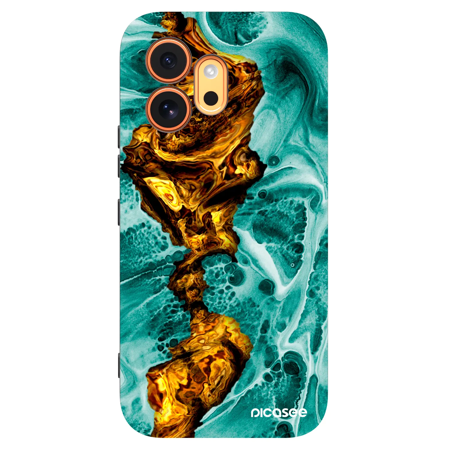 Picasee fekete szilikon tok az alábbi mobiltelefonokra Honor 600 - Goldsky