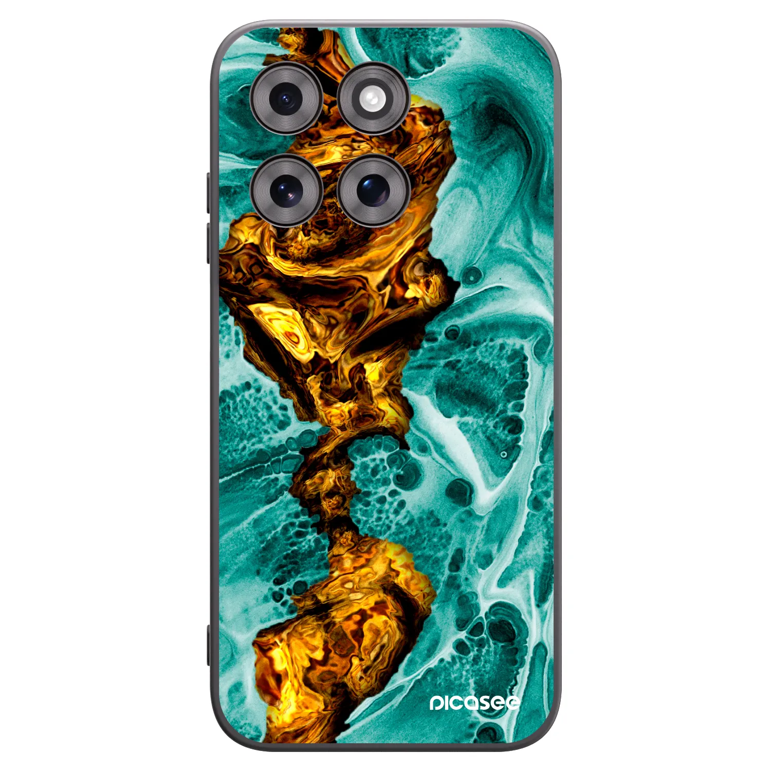 Picasee fekete szilikon tok az alábbi mobiltelefonokra Motorola Moto G77 - Goldsky