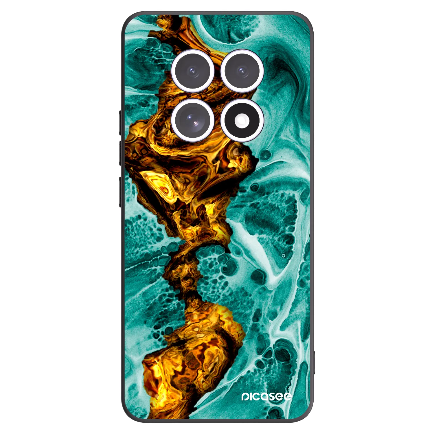 Picasee fekete szilikon tok az alábbi mobiltelefonokra Xiaomi Redmi Note 15 5G - Goldsky