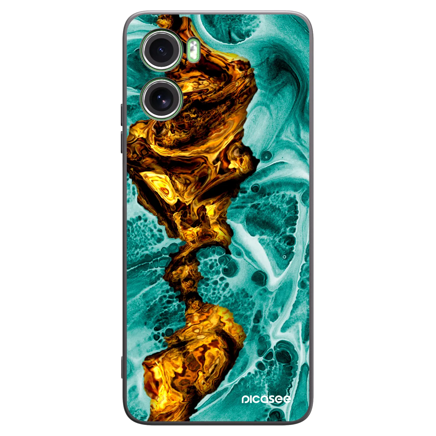 Picasee fekete szilikon tok az alábbi mobiltelefonokra Motorola Moto G06 - Goldsky