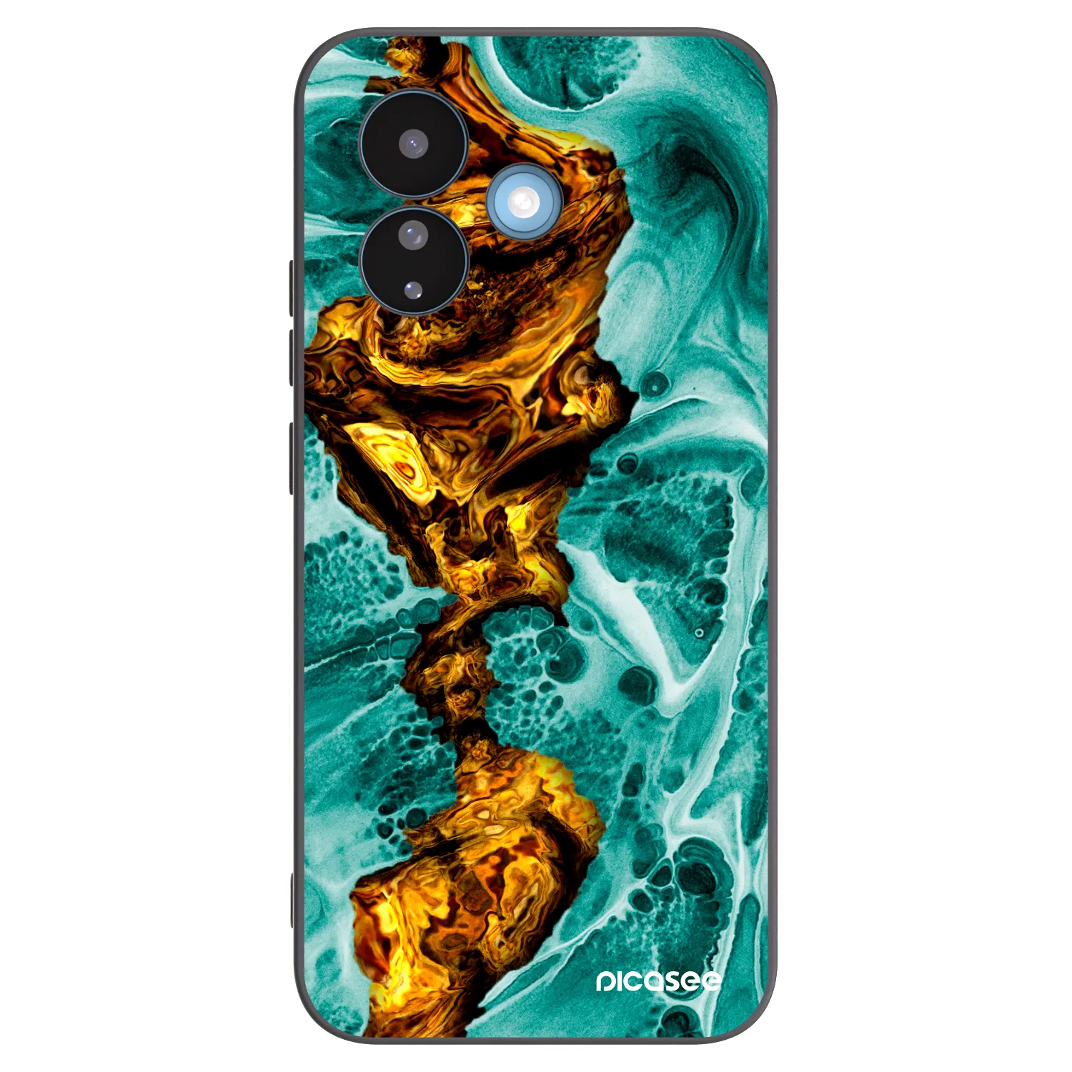 Picasee fekete szilikon tok az alábbi mobiltelefonokra Xiaomi Redmi Note 17 Pro 5G - Goldsky