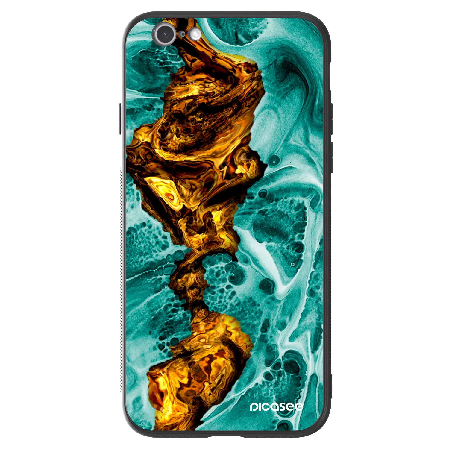 Picasee ULTIMATE CASE Apple iPhone 6/6S - készülékre - Goldsky