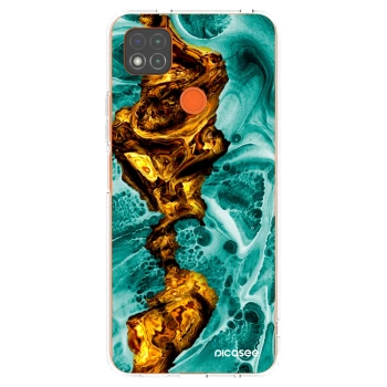 Picasee átlátszó szilikon tok az alábbi mobiltelefonokra Xiaomi Redmi 9C - Goldsky