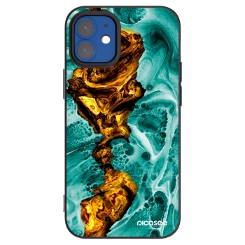 Picasee fekete szilikon tok az alábbi mobiltelefonokra Apple iPhone 12 mini - Goldsky