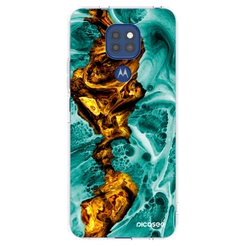 Picasee átlátszó szilikon tok az alábbi mobiltelefonokra Motorola Moto G9 Play - Goldsky