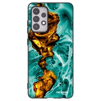 Picasee fekete szilikon tok az alábbi mobiltelefonokra Samsung Galaxy A52 5G A525F - Goldsky