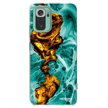 Picasee átlátszó szilikon tok az alábbi mobiltelefonokra Xiaomi Redmi Note 10 Pro - Goldsky