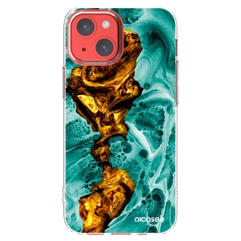 Picasee átlátszó szilikon tok az alábbi mobiltelefonokra Apple iPhone 13 mini - Goldsky