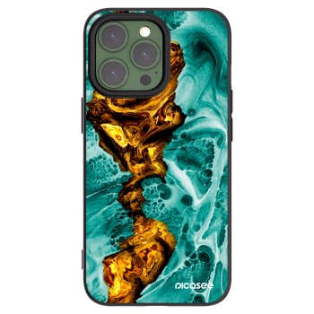 Picasee fekete szilikon tok az alábbi mobiltelefonokra Apple iPhone 13 Pro - Goldsky