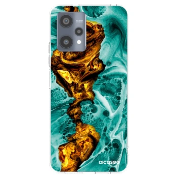 Picasee átlátszó szilikon tok az alábbi mobiltelefonokra Realme 9 Pro 5G - Goldsky