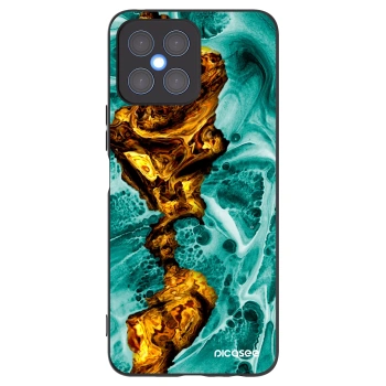 Picasee fekete szilikon tok az alábbi mobiltelefonokra Honor X8 4G - Goldsky