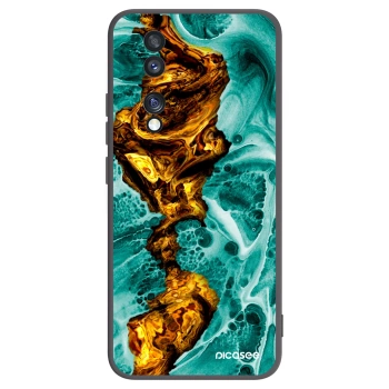 Picasee fekete szilikon tok az alábbi mobiltelefonokra Honor 70 - Goldsky