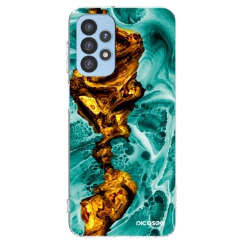 Picasee átlátszó szilikon tok az alábbi mobiltelefonokra Samsung Galaxy A23 A235F 4G - Goldsky