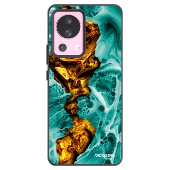 Picasee fekete szilikon tok az alábbi mobiltelefonokra Xiaomi 13 Lite - Goldsky